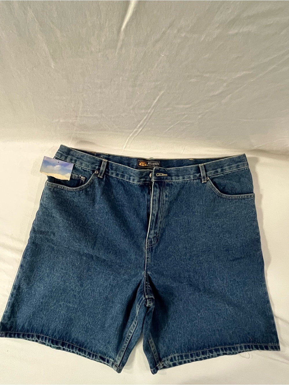 Men’s Route 66 Blue Denim Men’s Jeans Shorts Size 42